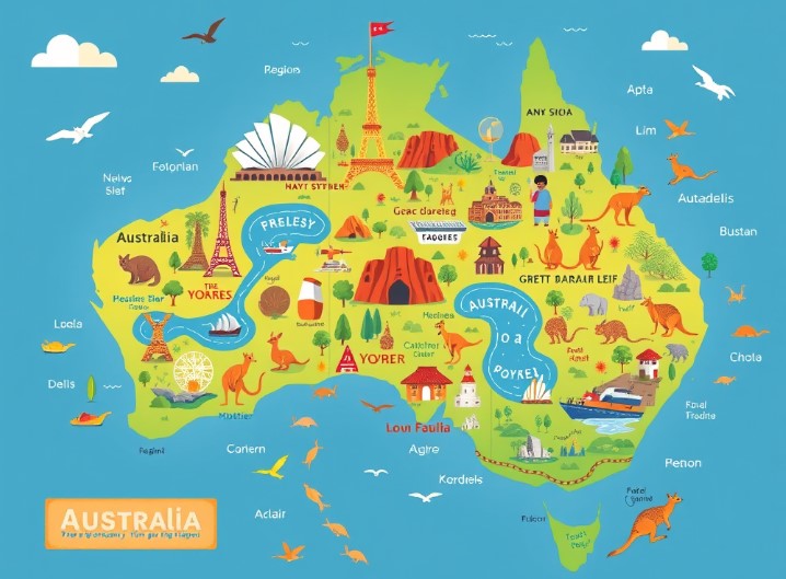 aus map